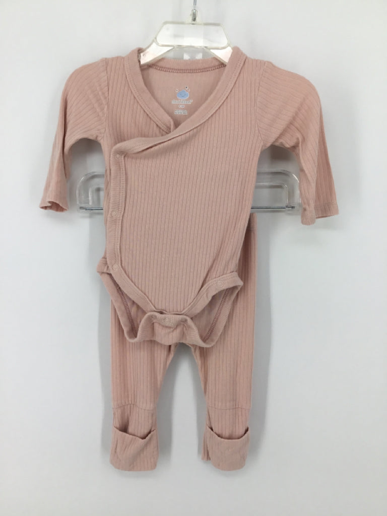 cloud island Child Size 0-3 Months Pink Outfit - girls