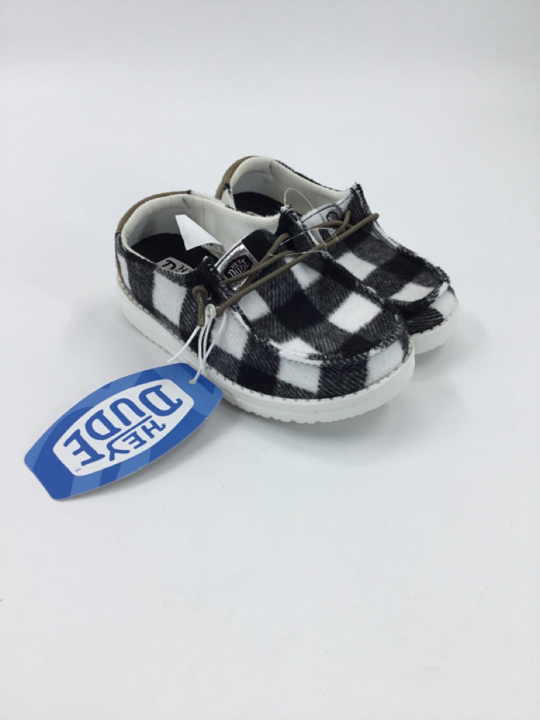 Hey Dude Child Size 9 Toddler Black Sneakers