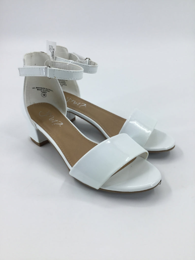 Y Not? Child Size 1 Youth White Dress Shoes