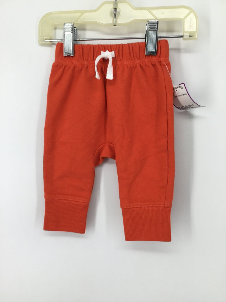 Cat & Jack Child Size 0-3 Months Orange Solid Pants - boys