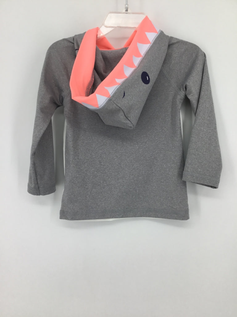 Cat & Jack Child Size 2 Gray Solid Swimwear - boys