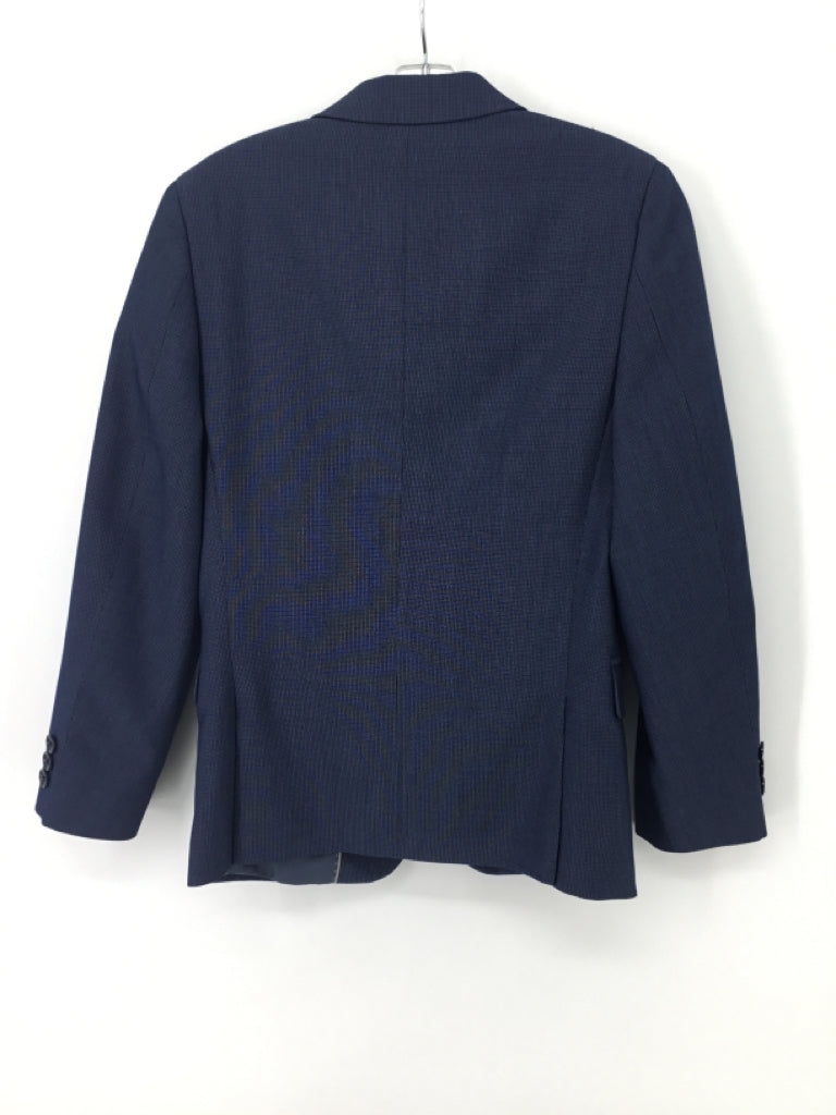 Andrew Marc Child Size 10 Blue Solid Blazer - boys
