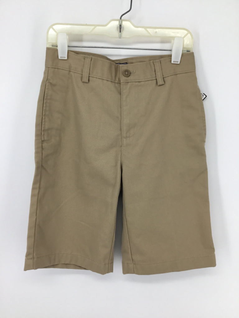 Lands' End Child Size 12 Tan Solid Shorts - boys