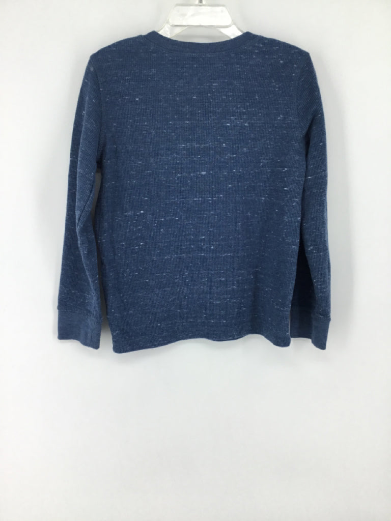 jumping beans Child Size 5 Blue Marbled Shirt - boys