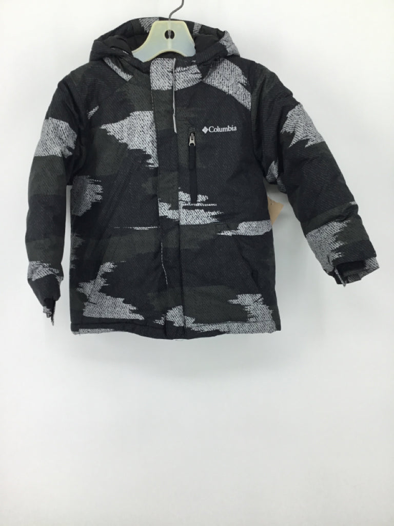Columbia Child Size 4 Black Camoflage Outerwear - boys