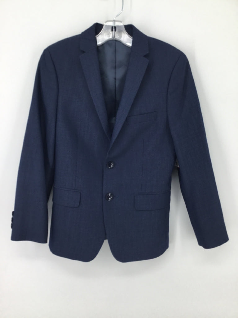 Andrew Marc Child Size 10 Blue Solid Blazer - boys