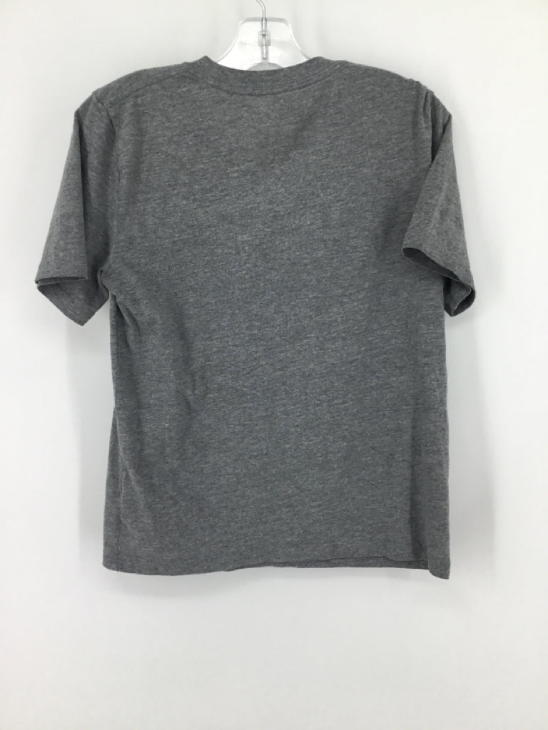 Adidas Child Size 8 Gray screen printed T-shirt - boys