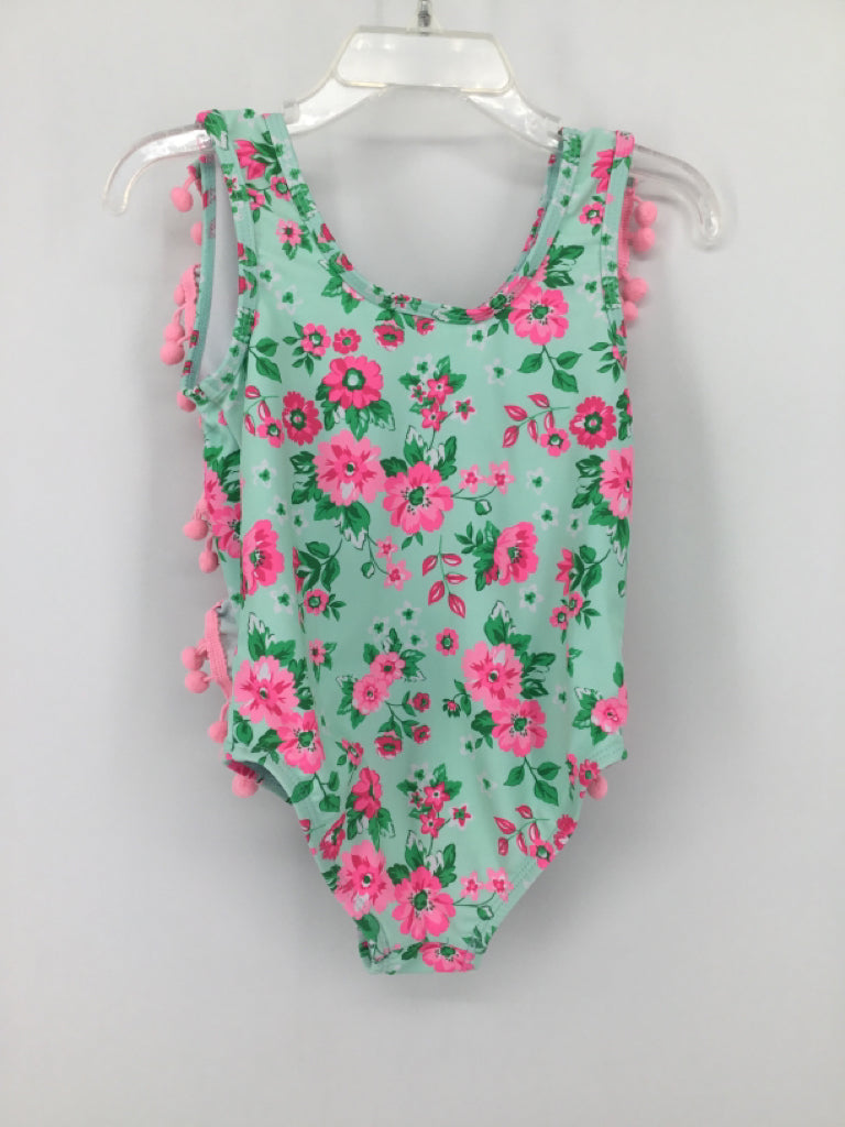 Nicole Miller Child Size 3 Green Swimwear - girls