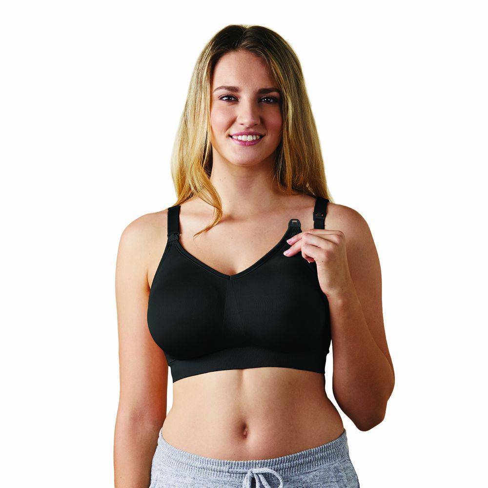 Bravado Designs Body Silk Seamless Full Cup Bra Size X-Large FC Black Wireless