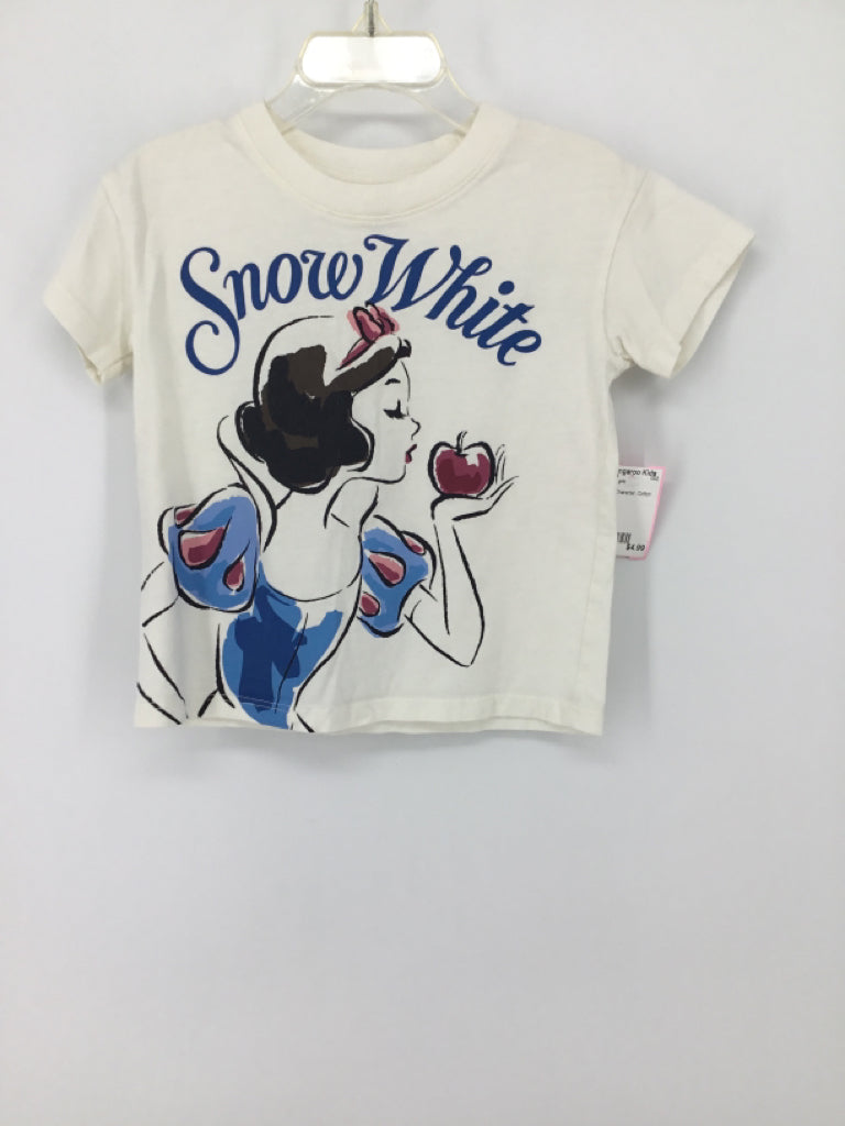 Disney Child Size 2 White T-shirt - girls