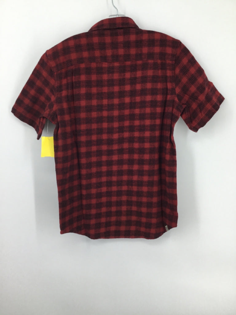 Vans Child Size 10 Red Plaid Shirt - boys