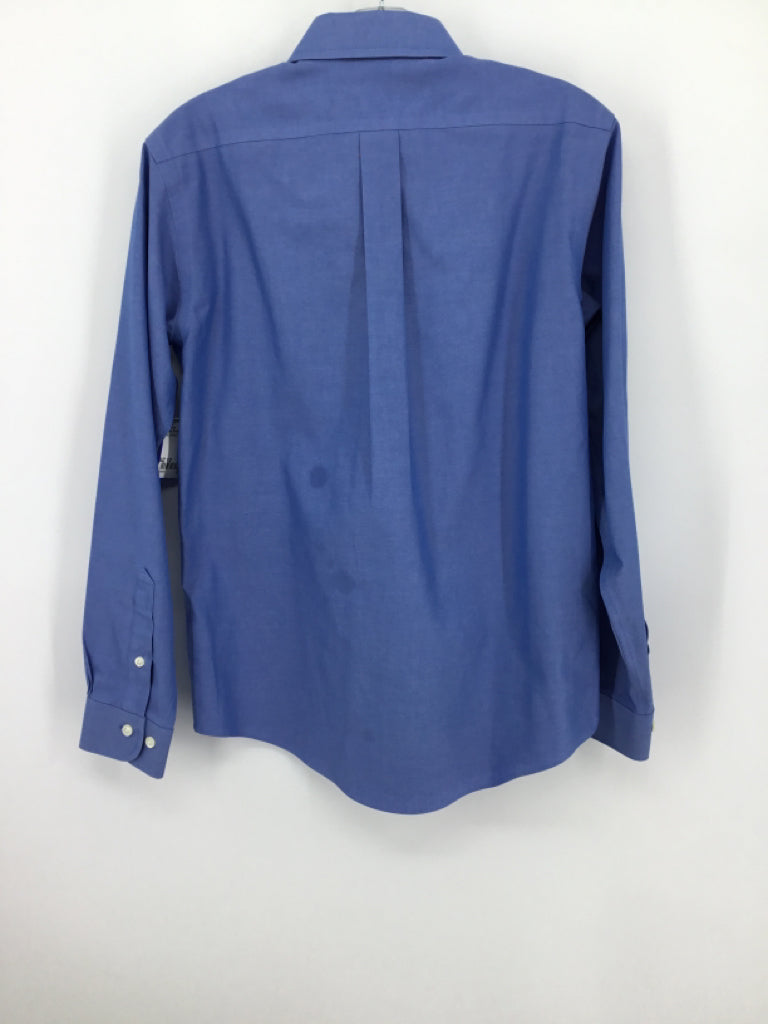 Brooks Brothers Child Size 12 Blue Solid Shirt - boys