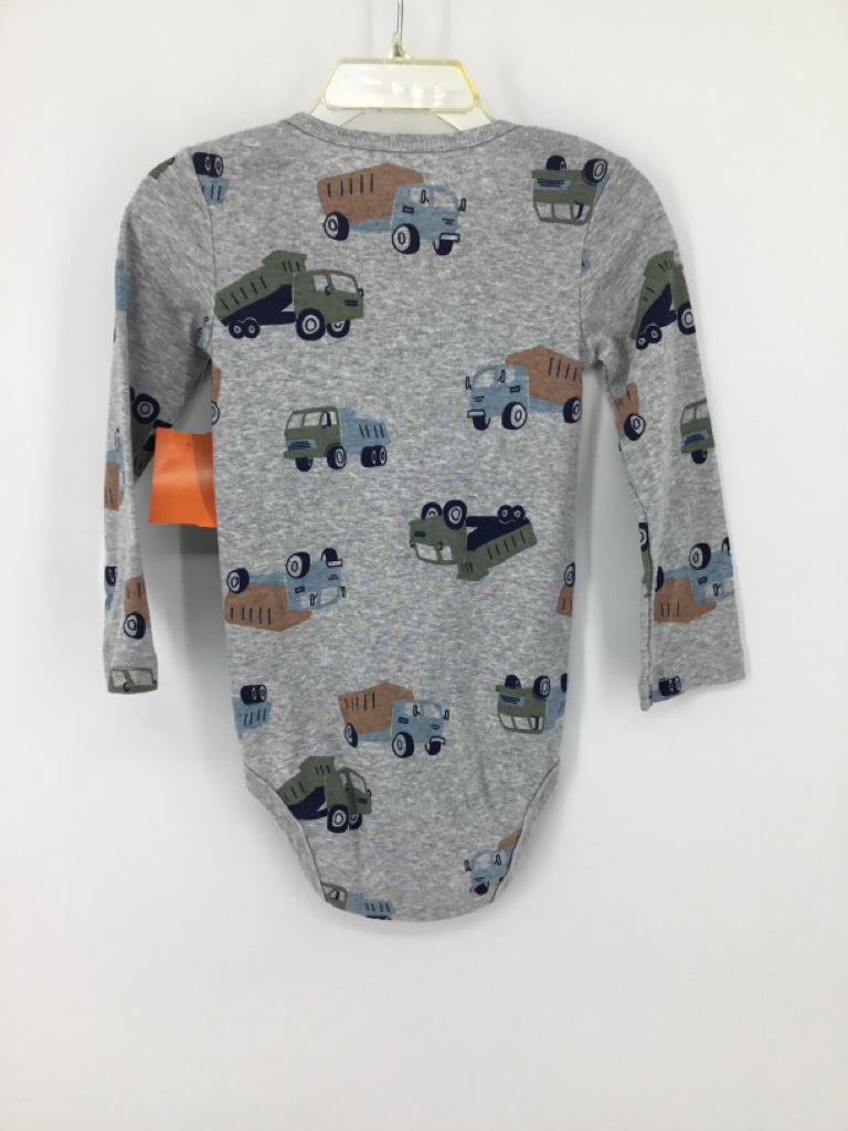Carter's Child Size 24 Months Gray Onesie