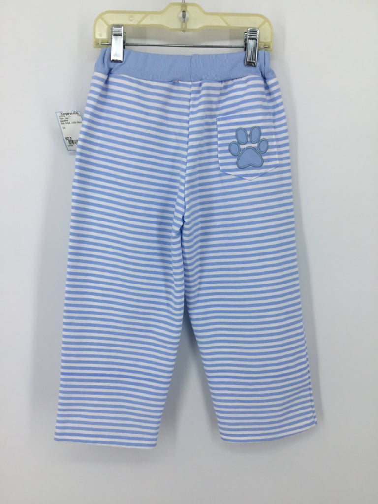 brandless Child Size 3 Blue Stripe Pants - boys