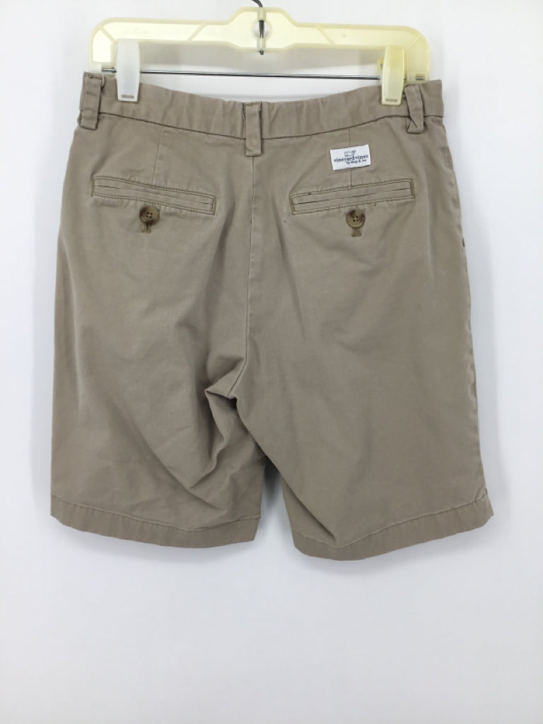 vineyard vines Child Size 12 Tan Solid Shorts - boys