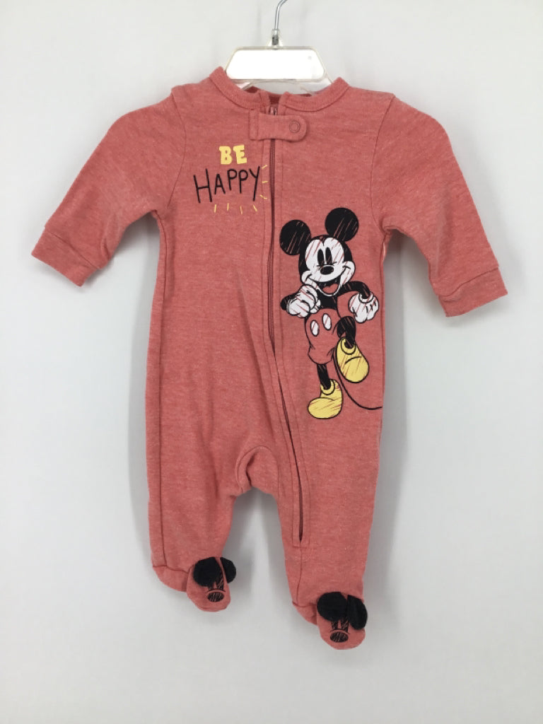 Disney Child Size 3 Months Red Sleepers