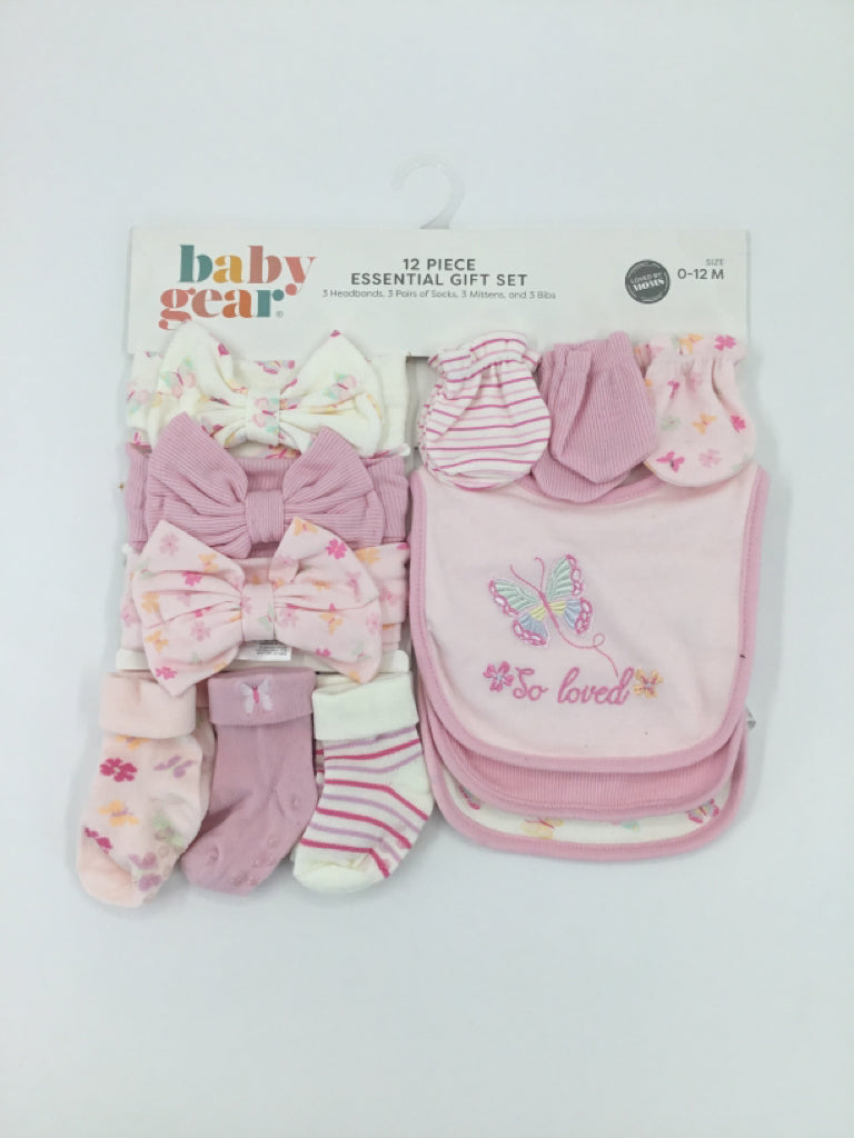 Baby Gear Child Size 0-12 Months Pink Bib