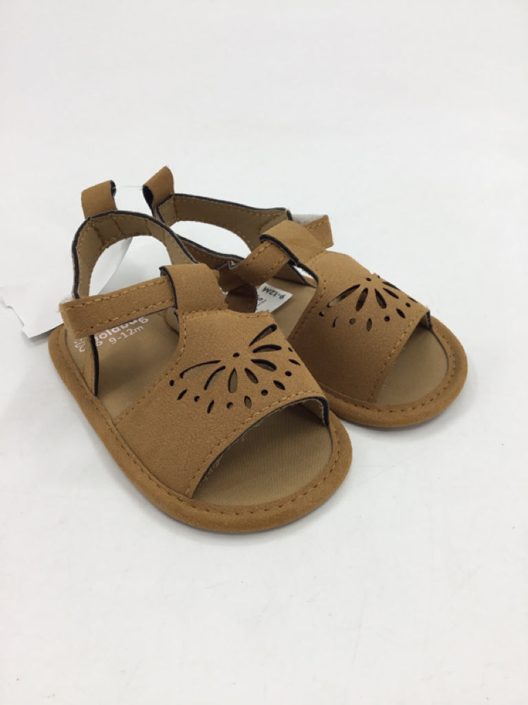 Goldbug Child Size 4 Toddler Brown Sandals/Flip Flops