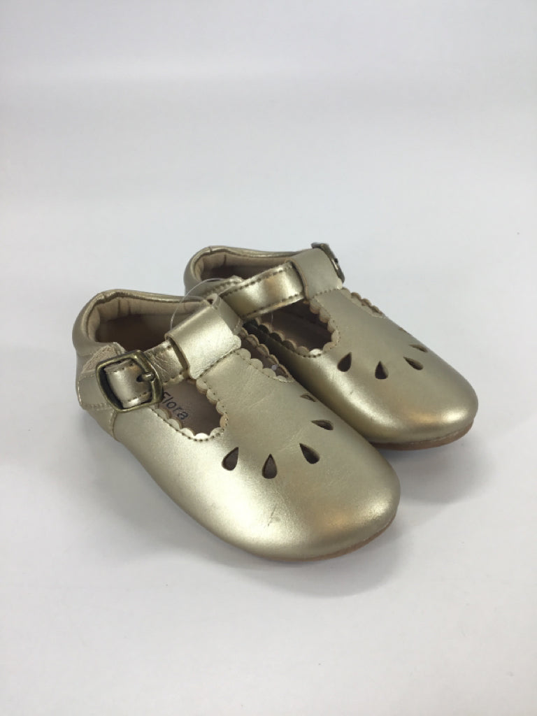 Felix & Flora Child Size 6 Toddler Gold Dress Shoes