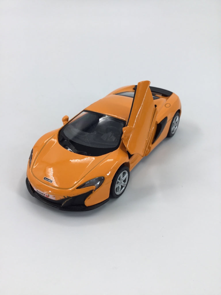 Orange Pull Back Sports Car