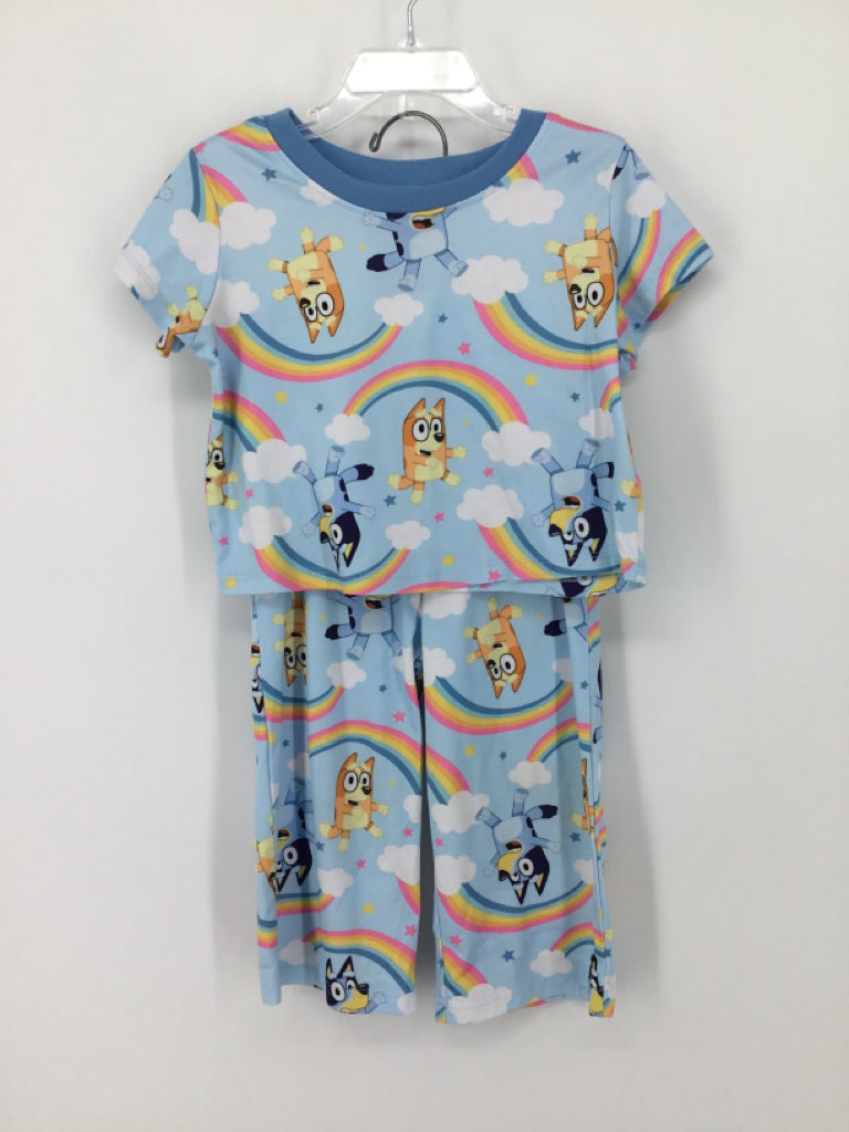 Bluey Child Size 2 Blue Pajamas - girls