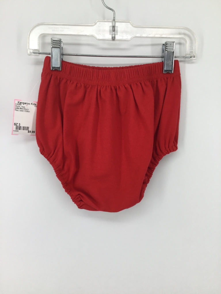 Little Red Wagon Child Size 3 Red Solid Shorts - boys