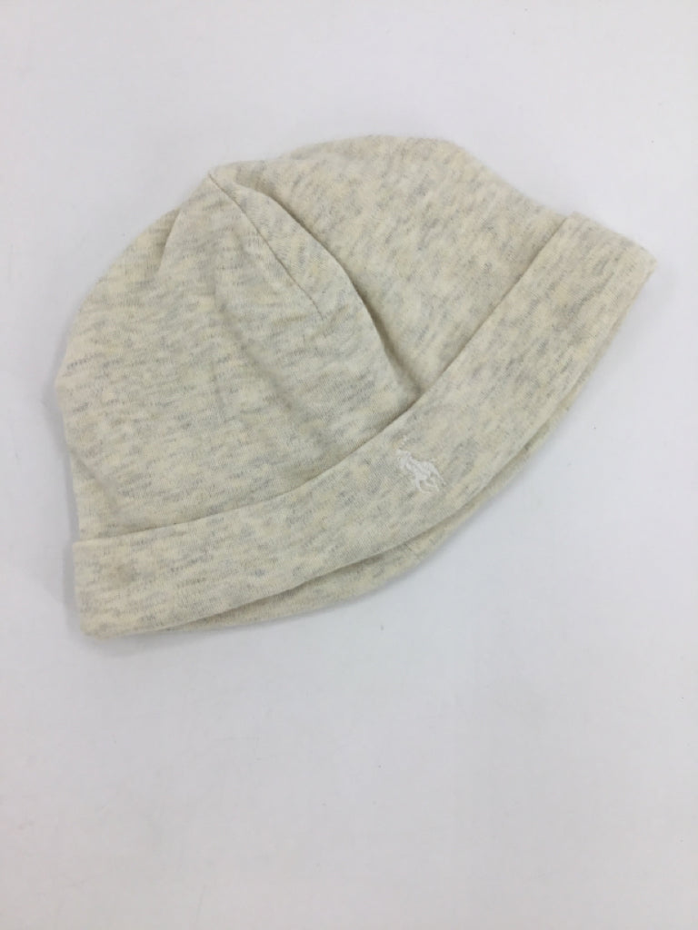 Ralph Lauren Child Size Newborn Cream Solid Hats - boys