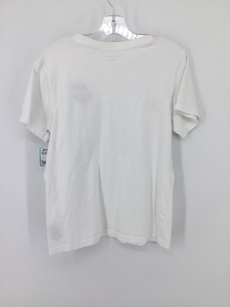 Janie and Jack Child Size 12 White Embroidered T-shirt - boys