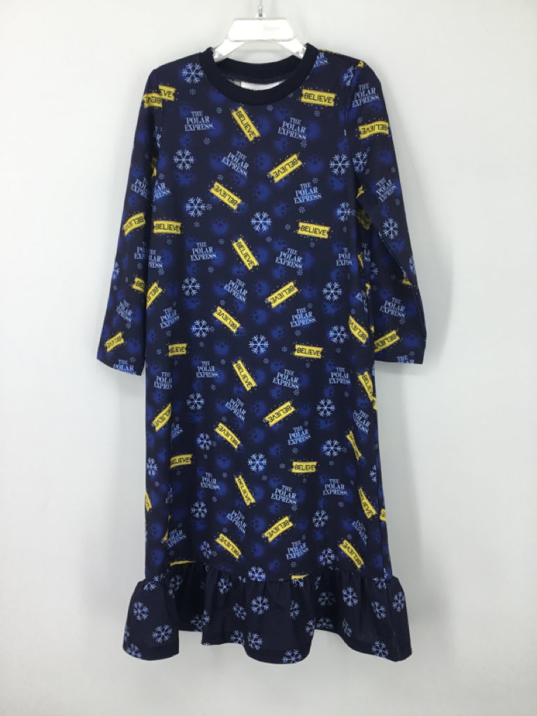 The Polar Express Child Size 6 Navy Christmas Pajamas