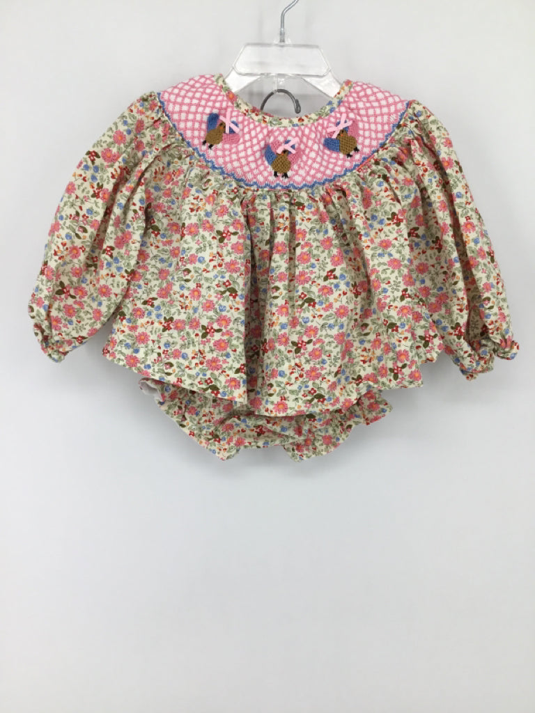 Cecil and Lou Child Size 9 Months Multi-Color Thanksgiving Outfit