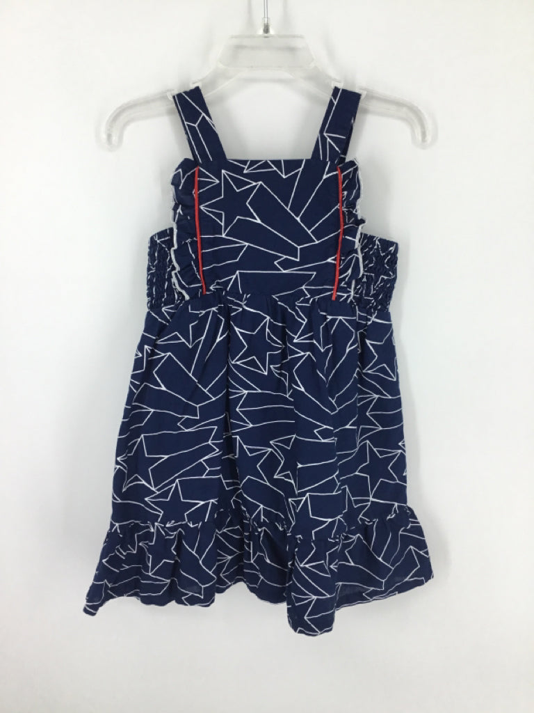 Cat & Jack Child Size 2 Navy Stars & Stripes Dress