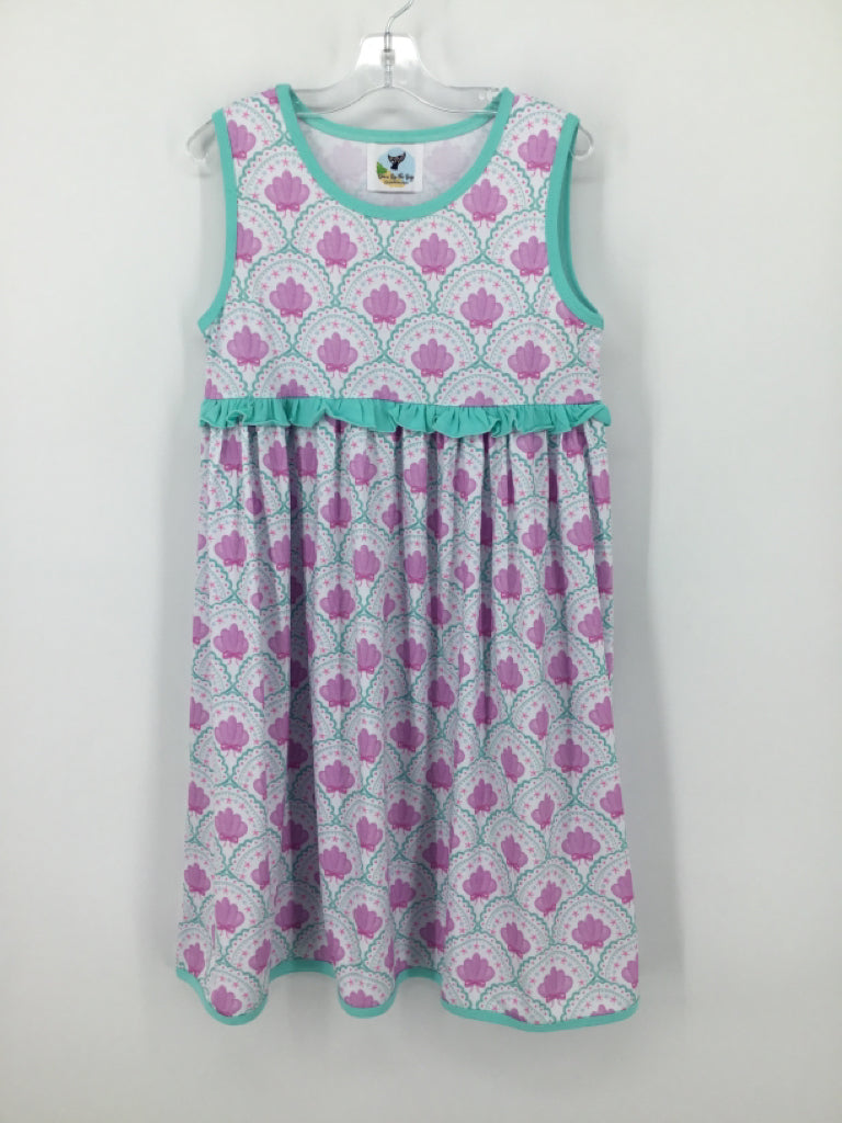 Down By the Bay Child Size 10 Purple Dress - girls