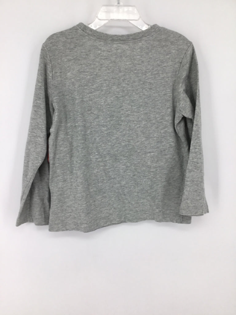 Baby Gap Child Size 5 Gray screen printed T-shirt - boys