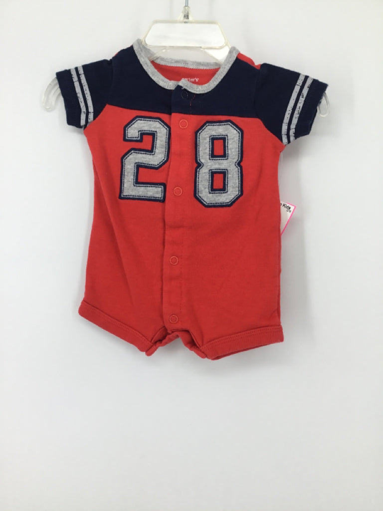 Carter's Child Size Newborn Red Solid Outfit - boys