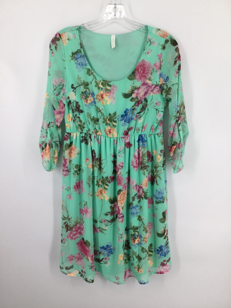 Pink Blush Size S Poly Blend Dress - Maternity