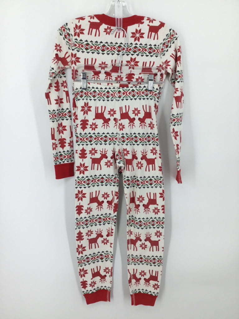 Hanna Andersson Child Size 8 Red Christmas Pajamas