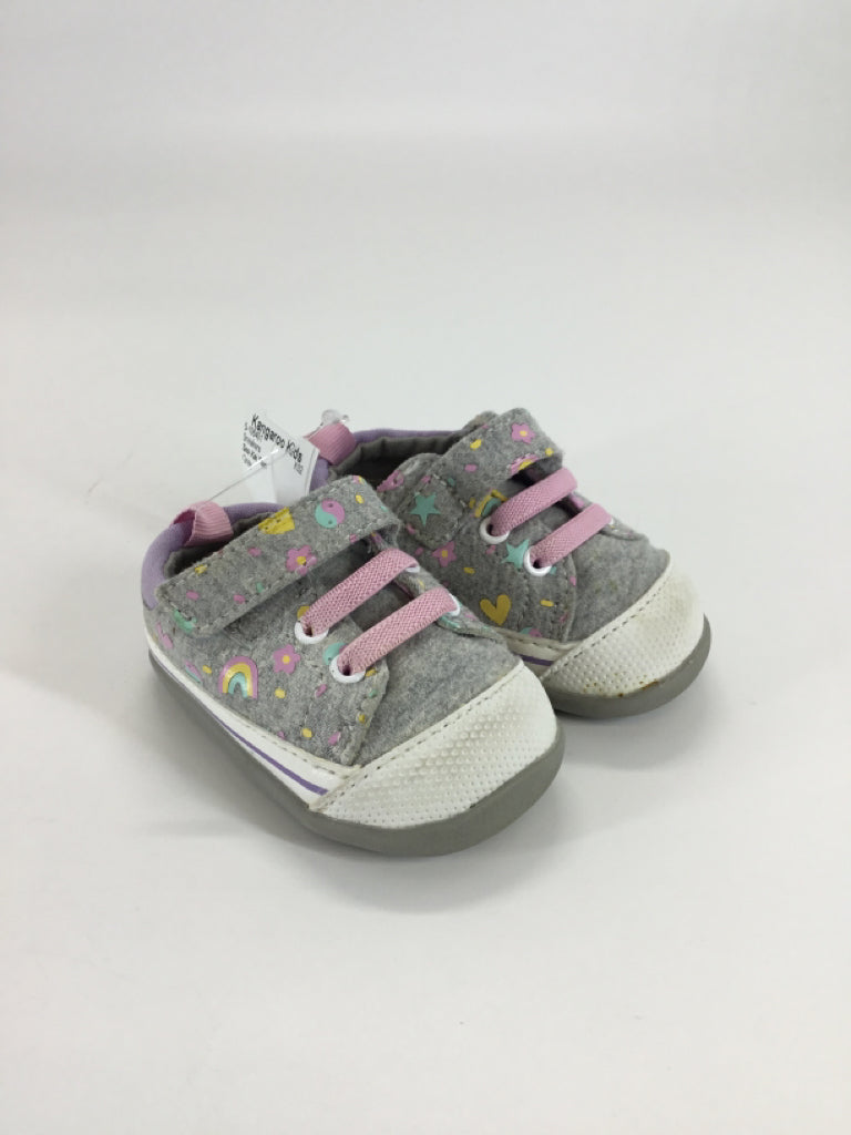See Kai Run Child Size 3 Toddler Gray Sneakers