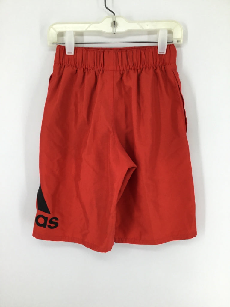 Adidas Child Size 8 Red Solid Swimwear - boys