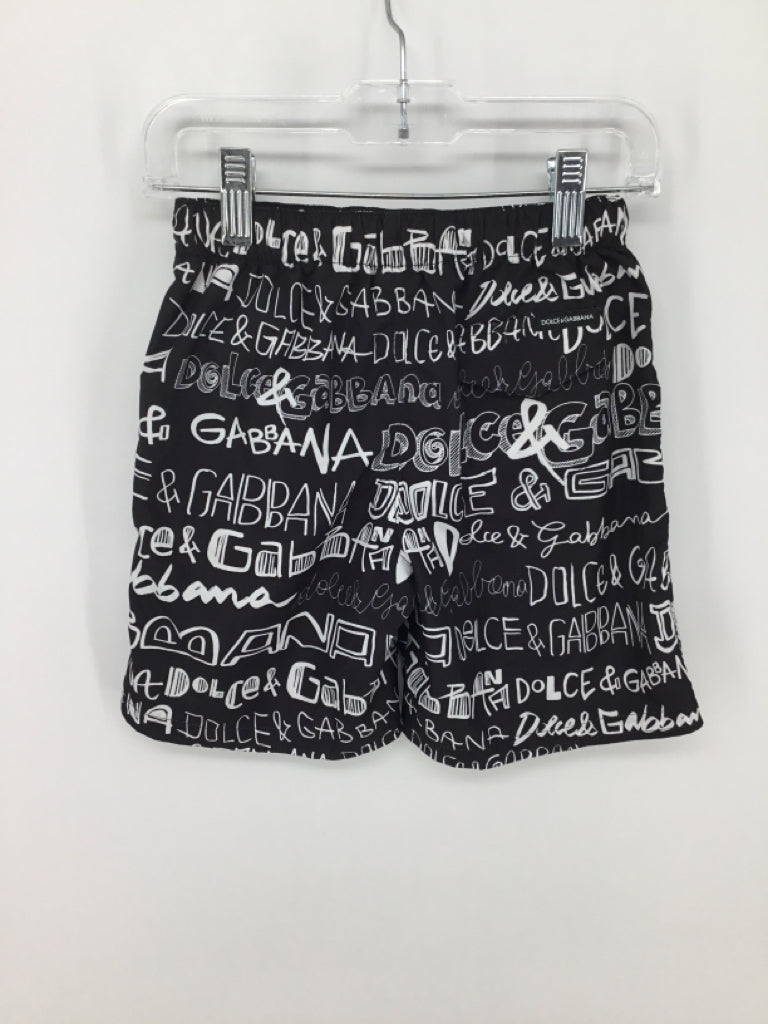 Dolce & Gabbana Child Size 4 Black Print Swimwear - boys