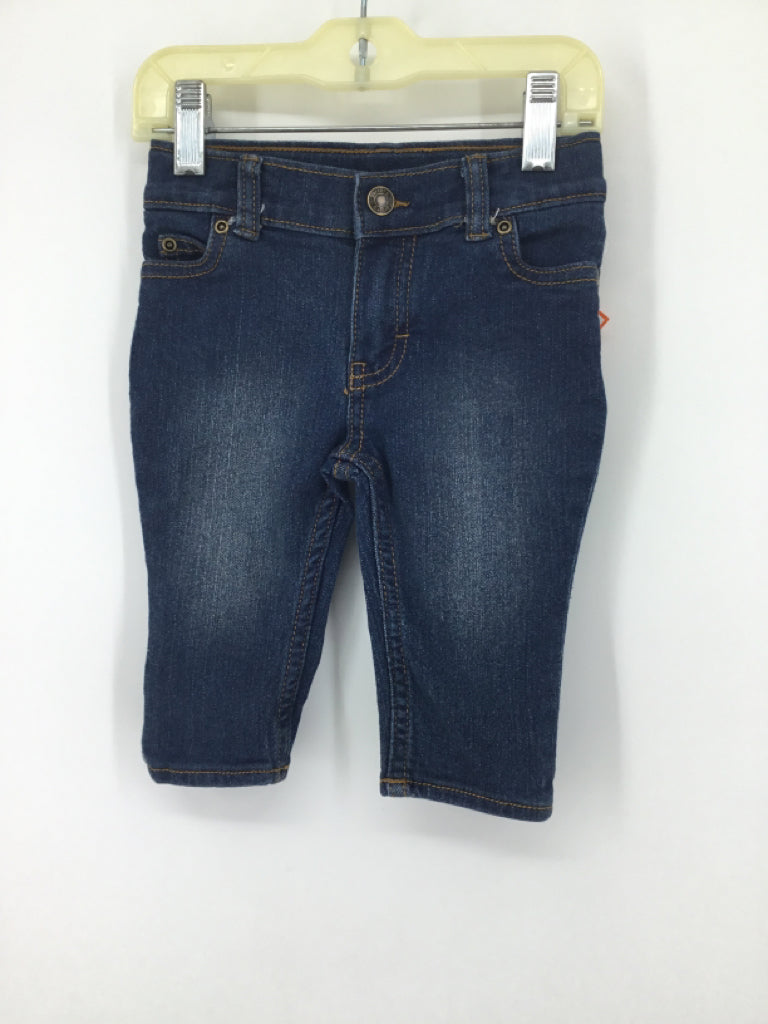 Carter's Child Size 6 Months Blue Solid Jeans - boys