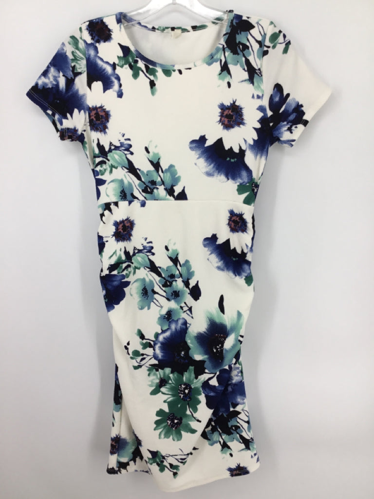 Pink Blush Size S Poly Blend Dress - Maternity