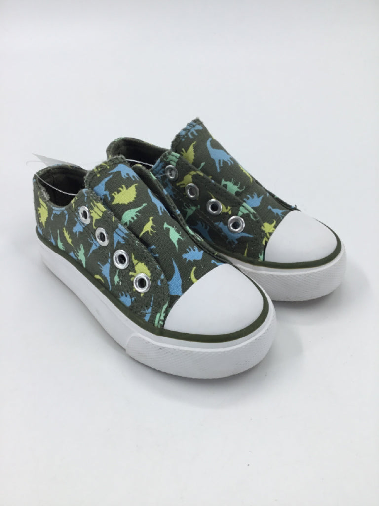 Lily & Dan Child Size 7 Toddler Green Sneakers