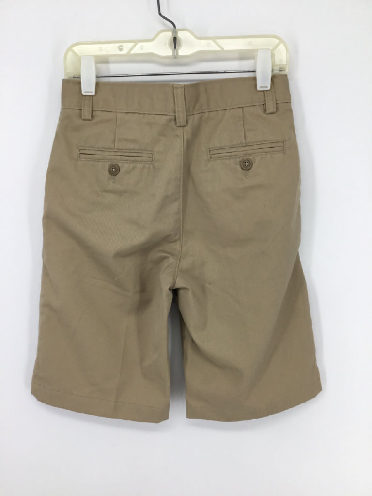 Lands' End Child Size 12 Tan Solid Shorts - boys