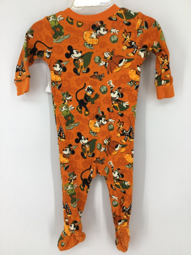 Disney Child Size 6-9 Months Orange Halloween Sleeper