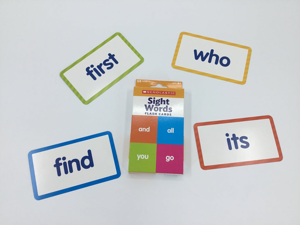 Scholastic Sight Words Flash Cards