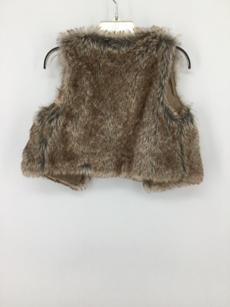 brandless Child Size 4 Brown Vest - girls