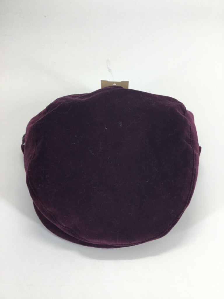 Janie and Jack Child Size 10 Burgundy Solid Hats - boys