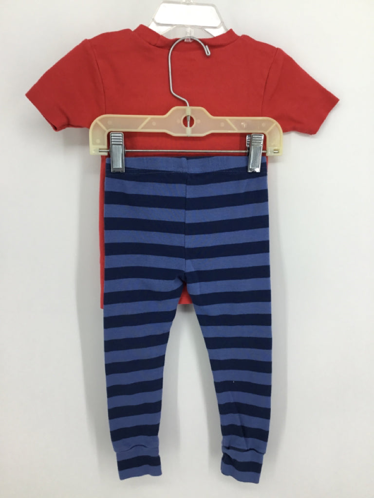 Just One You Made by Carters Child Size 2 Red screen printed Pajamas - boys