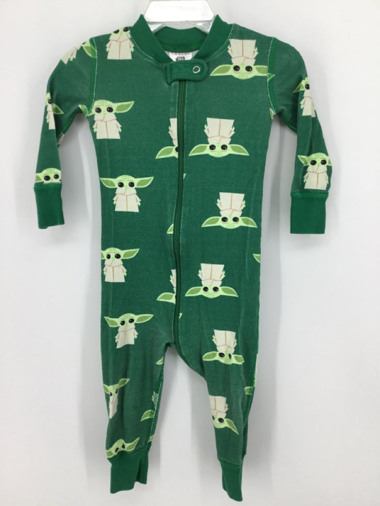 Hanna Andersson Child Size 12-18 Months Green Pajamas - girls
