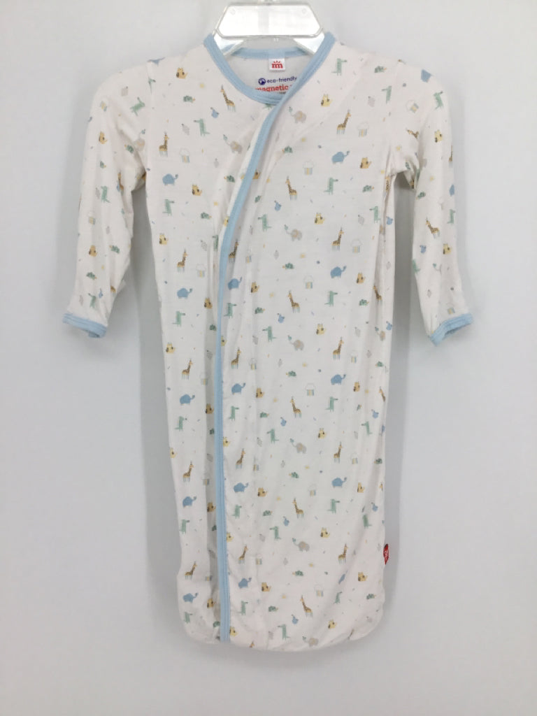 Magnetic Me Child Size 0-3 Months Blue Sleepers